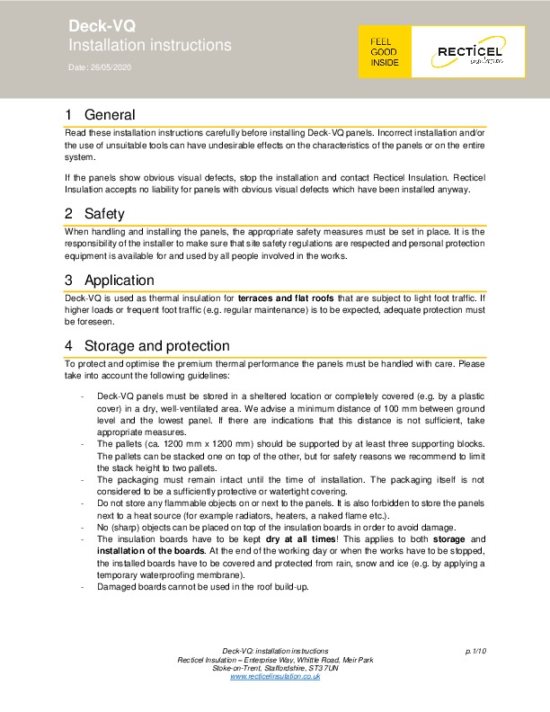 Technical Library Recticel Insulation