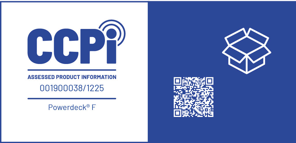 Powerdeck F CCPI Verification Marking