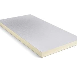 Powerboard white isolatiepanelen voor hellend dak langs binnen met witte en zilver afwerkingslaag